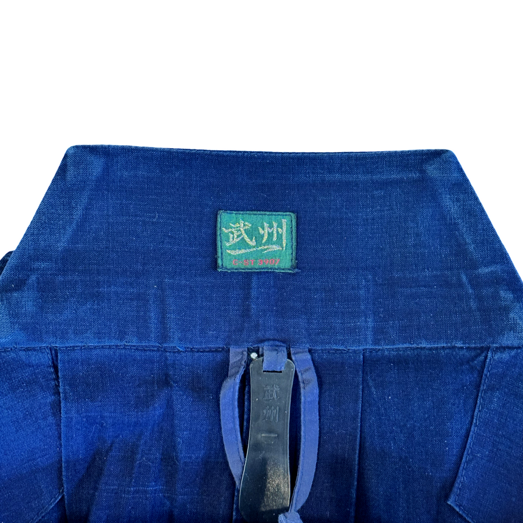 【BUSHU-ICHI】Green Label Indigo Cotton Hakama, Size 25
