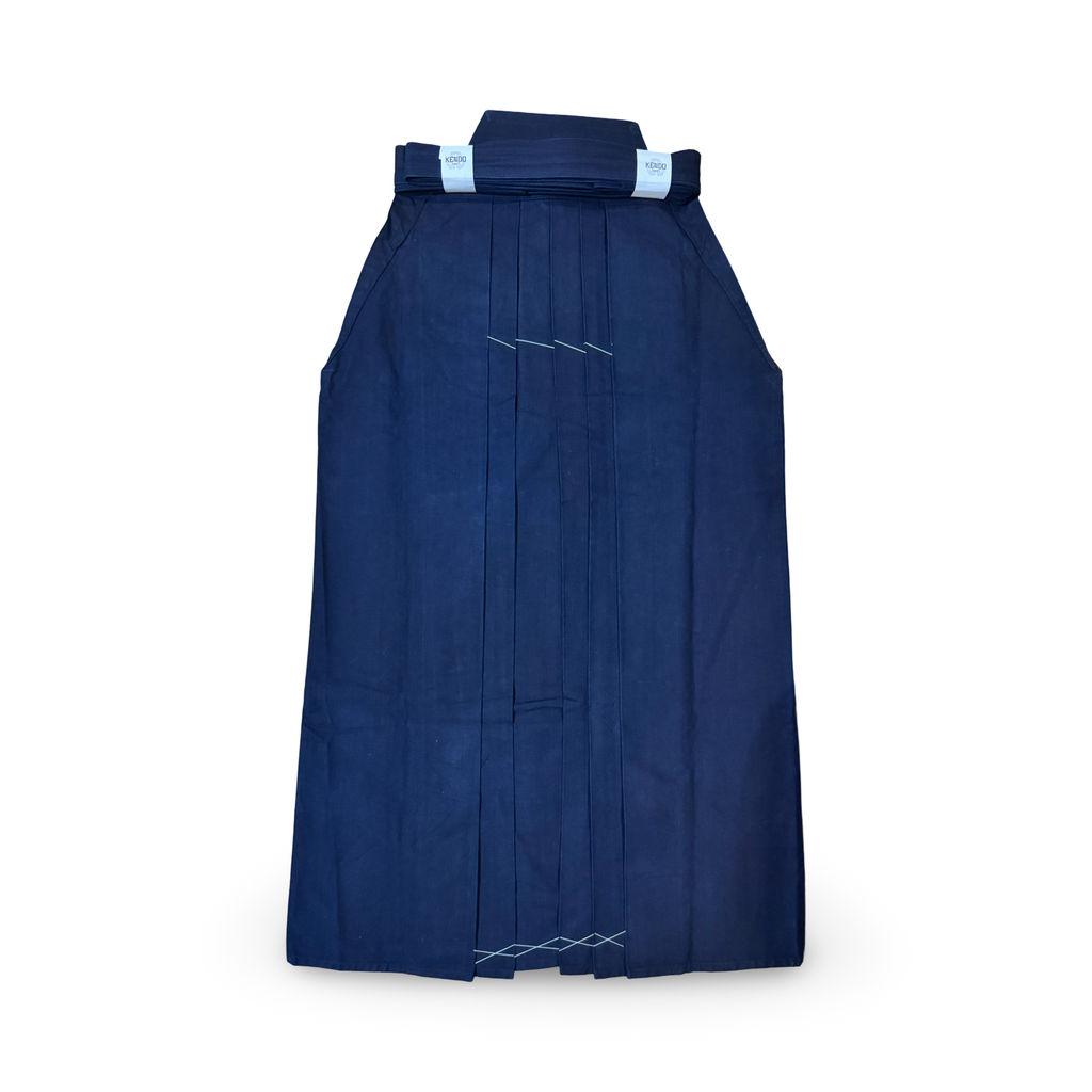【BUSHU-ICHI】　Black Label, Indigo Cotton Hakama, Size 27.5, Shiai Grade