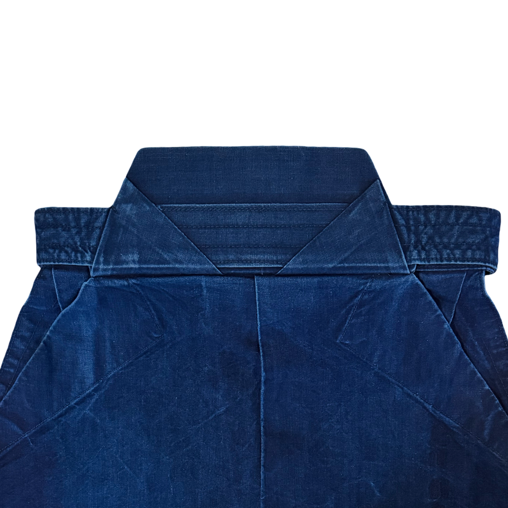 【BUSHU-ICHI】　Purple Label 万里, Indigo Cotton Hakama, Size 27.5, Shiai Grade